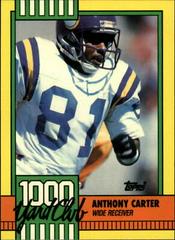 Anthony Carter #26 Football Cards 1990 Topps 1000 Yard Club Prices