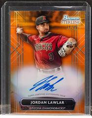 Jordan Lawlar [Orange] #PA-JL Baseball Cards 2022 Bowman Sterling Prospect Autographs Prices