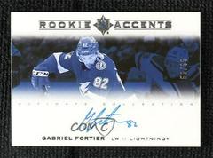 Gabriel Fortier #RA-GF Hockey Cards 2021 Ultimate Collection Rookie Accents Autograph Prices