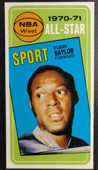 Elgin Baylor All Star Basketball Cards 1970 Topps Prices