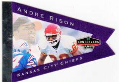 Andre Rison [Purple] #48 Football Cards 1998 Playoff Contenders Pennants Prices