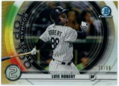 Luis Robert [Gold Refractor] Baseball Cards 2020 Bowman Chrome Scouts' Top 100 Prices