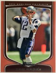Tom Brady [Orange] #10 Football Cards 2009 Bowman Draft Prices