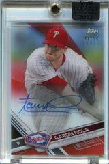 Aaron Nola [Red] #CAAU-AN Baseball Cards 2017 Topps Clearly Authentic Autographs Prices