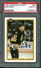 Bob Beers Hockey Cards 1990 Bowman Tiffany Prices