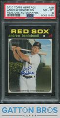 Andrew Benintendi #AB Baseball Cards 2020 Topps Heritage Real One Autographs Prices