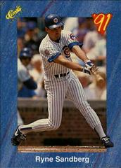 Ryne Sandberg #T29 Baseball Cards 1991 Classic Prices