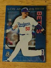 Mookie Betts [Blue] #1 Baseball Cards 2020 Bowman Platinum Prices