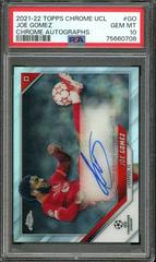 Joe Gomez [Red Wave Refractor] Soccer Cards 2021 Topps Chrome UEFA Champions League Autographs Prices