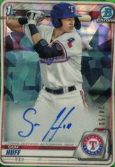 Sam Huff [Green] #BSPA-SH Baseball Cards 2020 Bowman Sapphire Autographs Prices