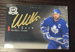 Wendel Clark [Autograph] Hockey Cards 2021 Upper Deck The Cup Show Black Prices