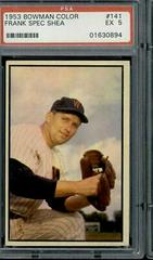 Frank Spec Shea #141 Baseball Cards 1953 Bowman Color Prices