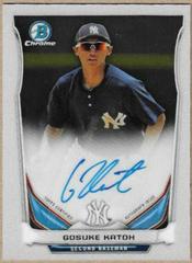 Gosuke Katoh Baseball Cards 2014 Bowman Chrome Autograph Prospects Prices