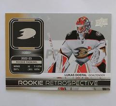 Lukas Dostal #RR-3 Hockey Cards 2023 Upper Deck Rookie Retrospective Prices