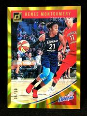 Renee Montgomery [Optic Gold] #41 Basketball Cards 2019 Panini Donruss WNBA Prices