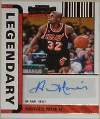 Harold Miner [Bronze] #LC-HMR Basketball Cards 2022 Panini Contenders Legendary Autographs Prices