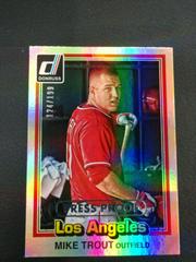 Mike Trout [Silver Press Proof] #196 Baseball Cards 2015 Donruss Prices