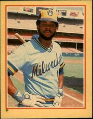 Cecil Cooper #31 Baseball Cards 1984 Fleer Stickers Prices