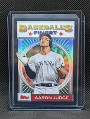 Aaron Judge [Black Refractor] #196 Baseball Cards 2020 Topps Finest Flashbacks Prices