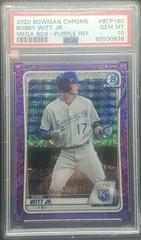 Bobby Witt Jr. [Purple Refractor Mega Box Mojo] #BCP-160 Baseball Cards 2020 Bowman Chrome Prospects Prices