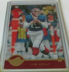 Jim Kelly [Red] #91 Football Cards 1996 Leaf Prices