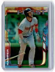 Bryce Harper [Green Refractor] #48 Baseball Cards 2014 Finest Prices