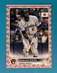 Lorenzo Cain [Cherry Blossom] #105 Baseball Cards 2022 Topps Japan Edition Prices
