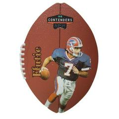Doug Flutie [Gold] #10 Football Cards 1998 Playoff Contenders Leather Prices