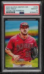 Mike Trout Baseball Cards 2022 Topps Allen & Ginter Chrome Chase the Rainbow Prices