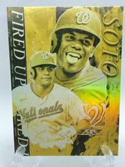 Juan Soto #FIU-6 [Gold Minted] Baseball Cards 2021 Topps Fire Fired Up Prices