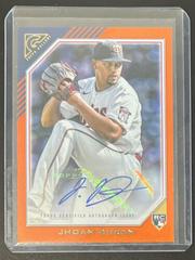 Jhoan Duran [Orange] #RA-JHO Baseball Cards 2022 Topps Gallery Rookie Autographs Prices