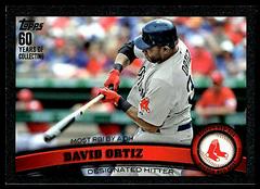 David Ortiz [Black] Baseball Cards 2011 Topps Update Prices