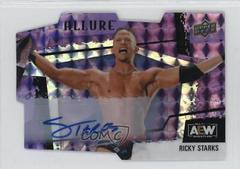 Ricky Starks [Autograph Purple Diamond] #103 Wrestling Cards 2022 Upper Deck Allure AEW Prices
