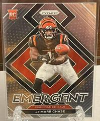 Ja'Marr Chase #E-7 Football Cards 2021 Panini Prizm Emergent Prices
