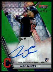 Jake Bauers [Green Refractor] Baseball Cards 2019 Bowman's Best of 2019 Autographs Prices