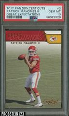 Patrick Mahomes II Football Cards 2017 Panini Donruss Certified Cuts Great Expectations Prices