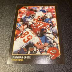 Christian Okoye #70 Football Cards 1992 Collector's Edge Prices
