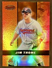 Jim Thome #45 Baseball Cards 2000 Bowman's Best Prices
