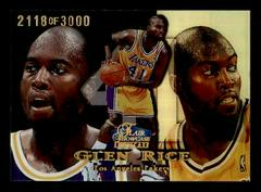 Glen Rice Row 1 Basketball Cards 1998 Flair Showcase Prices