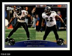 Ed Reed, Ray Lewis Football Cards 2009 Topps Prices