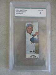 Tony Oliva [Hand Cut] Baseball Cards 1968 Bazooka Prices