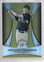 Freddie Freeman [Gold Refractor] Baseball Cards 2010 Bowman Platinum Prospects Prices