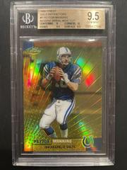Peyton Manning [Gold Refractor] #1 Football Cards 1999 Topps Finest Prices