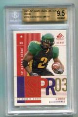 Onterrio Smith [Gold] Football Cards 2003 SP Game Used Prices