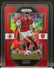 Thierry Henry [Red] #202 Soccer Cards 2022 Panini Chronicles Premier League Prices