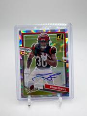 Chase Brown [Autograph] #39 Football Cards 2023 Panini Donruss The Rookies Prices