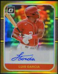 Luis Garcia [Gold] #RS87-LG Baseball Cards 2021 Panini Donruss Optic Retro 1987 Signatures Prices