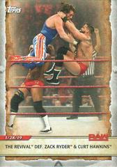 The Revival Def. Zack Ryder & Curt Hawkins #38 Wrestling Cards 2020 Topps WWE Road to WrestleMania Prices