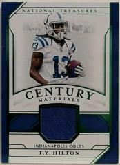 T.Y. Hilton [Emerald] Football Cards 2018 National Treasures Century Materials Prices