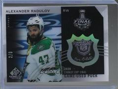 Alexander Radulov Hockey Cards 2021 SP Game Used 2020 NHL Stanley Cup Finals Puck Relics Prices